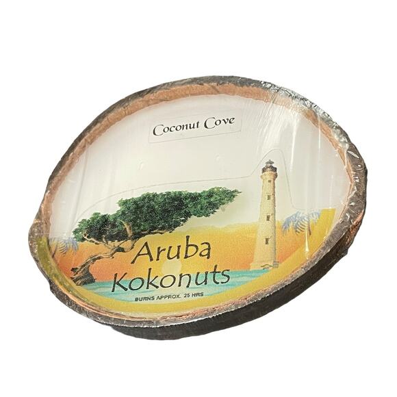 Koppes Kokonuts Kandles Candle Coconut Cove Shell Aruba Float Scent Holiday 25hr - Picture 3 of 8